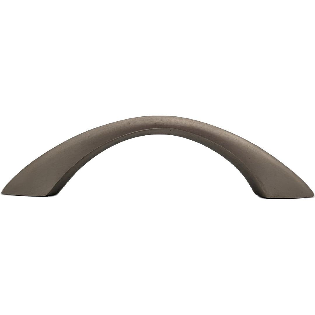 COPPER MOUNTAIN HARDWARE Brass Curved Traditional Cabinet & Furniture Pull