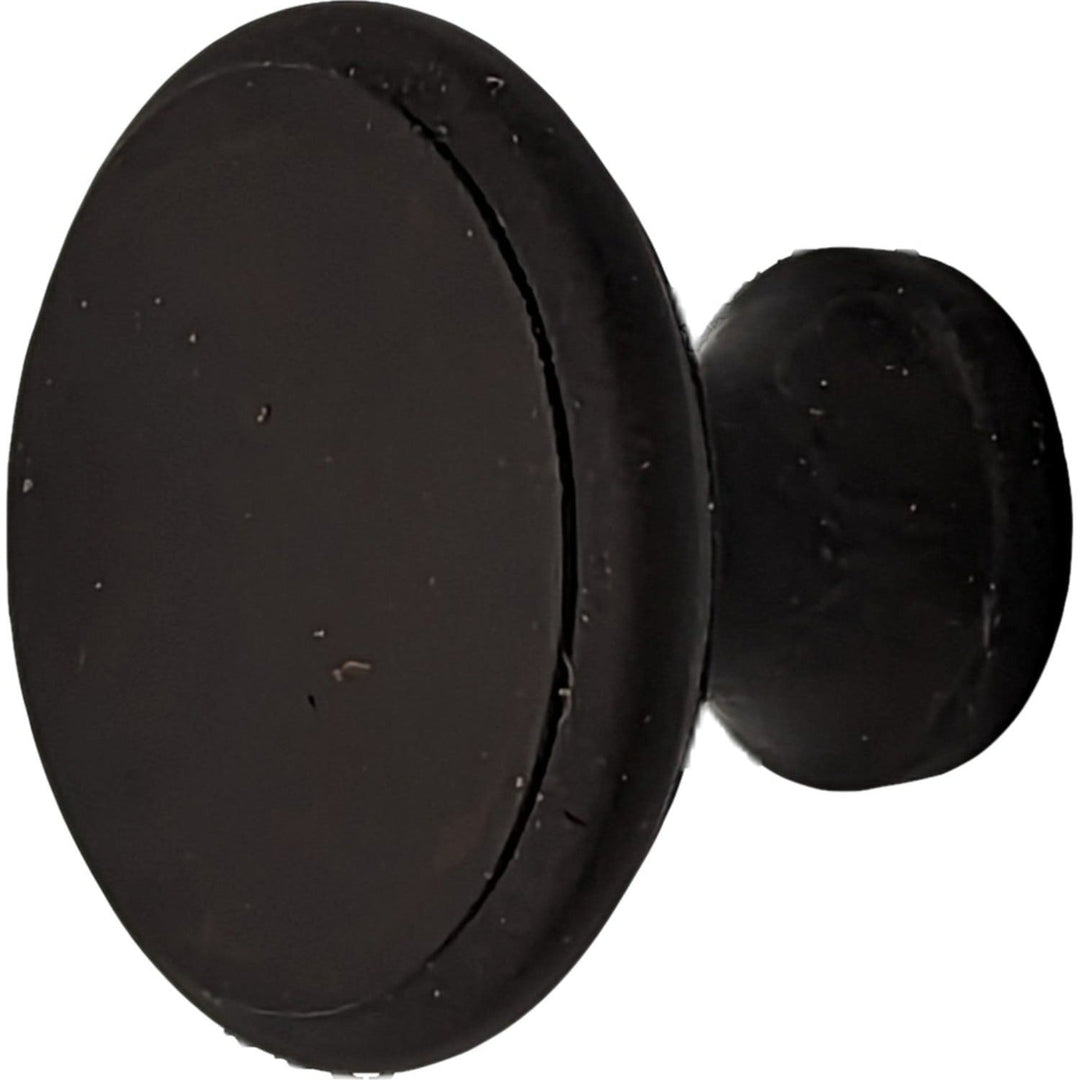 1 1/4 Inch Traditional Brass Flat Top Round Cabinet & Furniture Knob COPPER MOUNTAIN HARDWARE