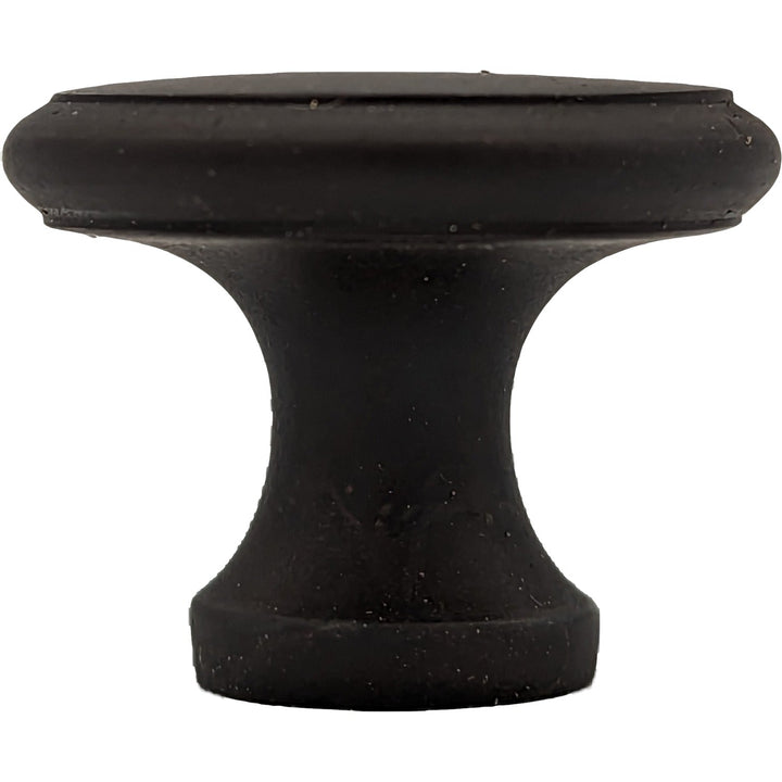 1 1/4 Inch Traditional Brass Flat Top Round Cabinet & Furniture Knob COPPER MOUNTAIN HARDWARE