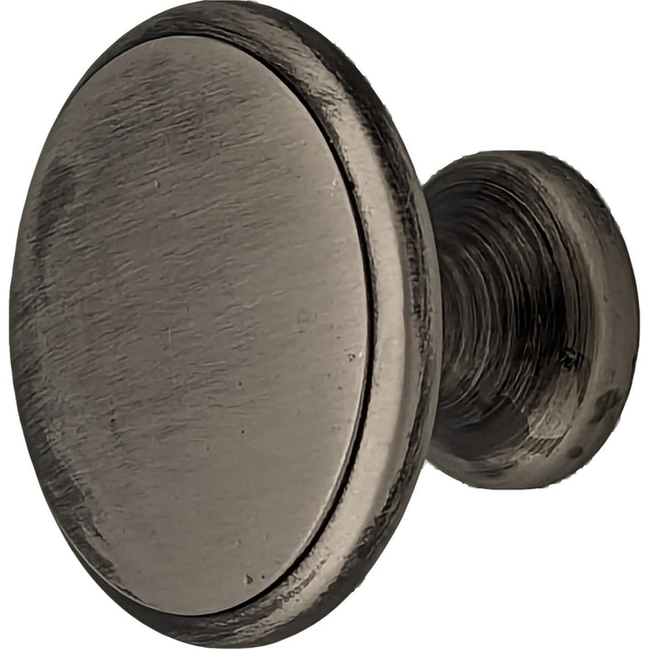 1 1/2 Inch Brass Flat Top Cabinet Knob (Several Finishes Available) COPPER MOUNTAIN HARDWARE