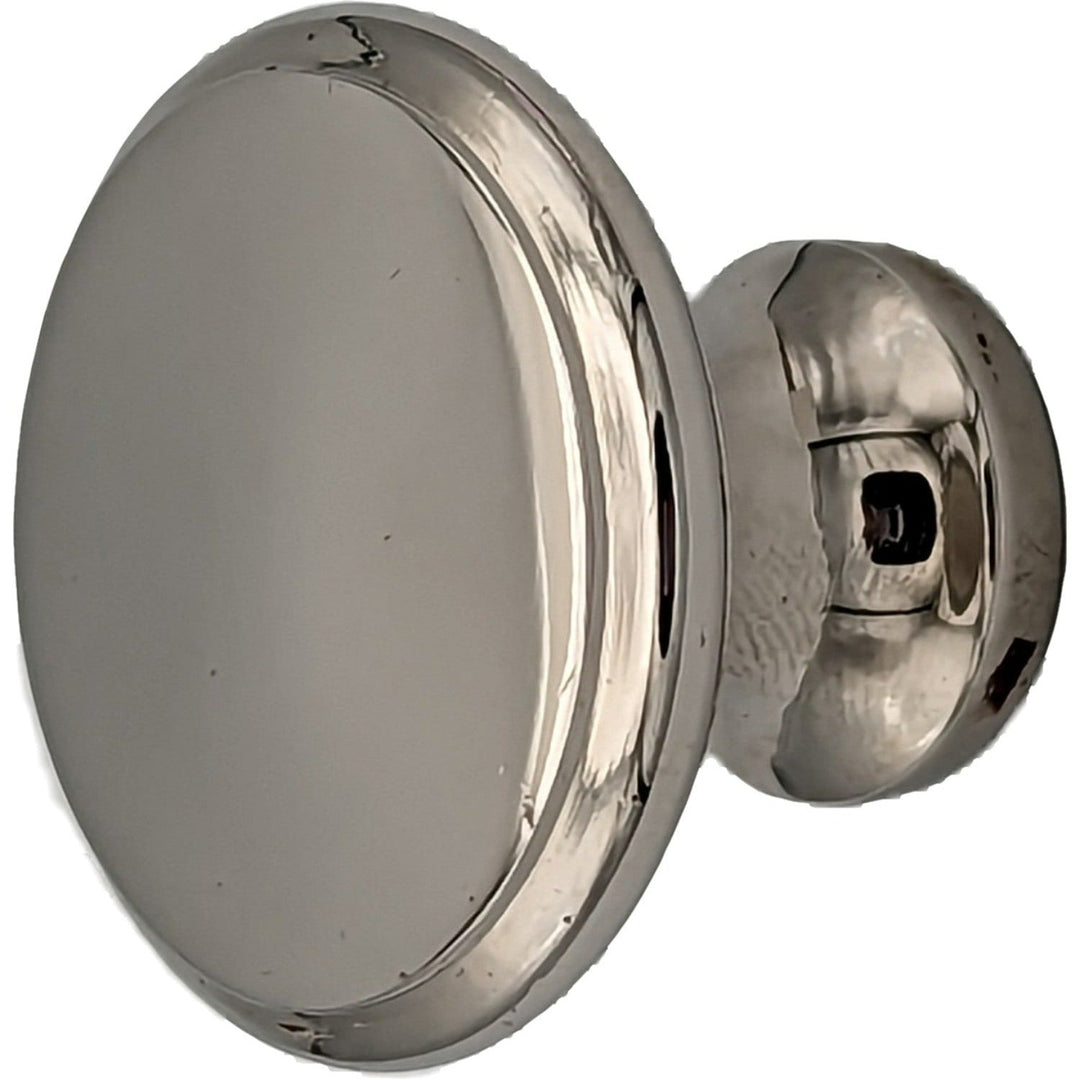 1 1/2 Inch Brass Flat Top Cabinet Knob (Several Finishes Available) COPPER MOUNTAIN HARDWARE