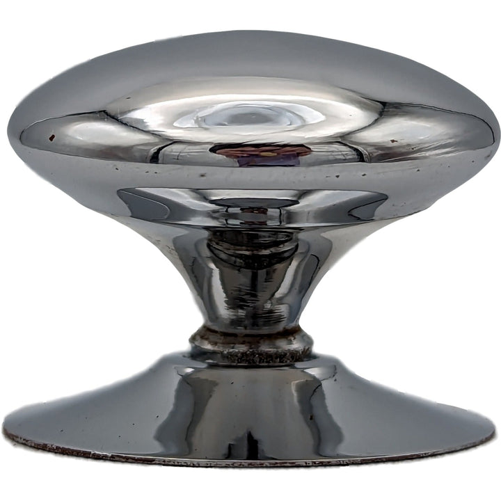 1 1/3 Inch Round Cabinet Knob with Backplate (Several Finishes Available)