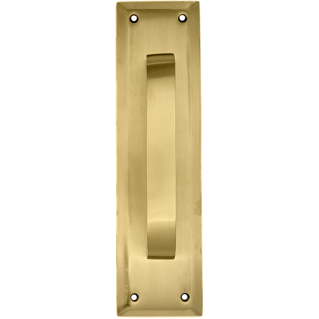 COPPER MOUNTAIN HARDWARE 10 Inch Quaker Style Door Pull Plate in Several Finishes