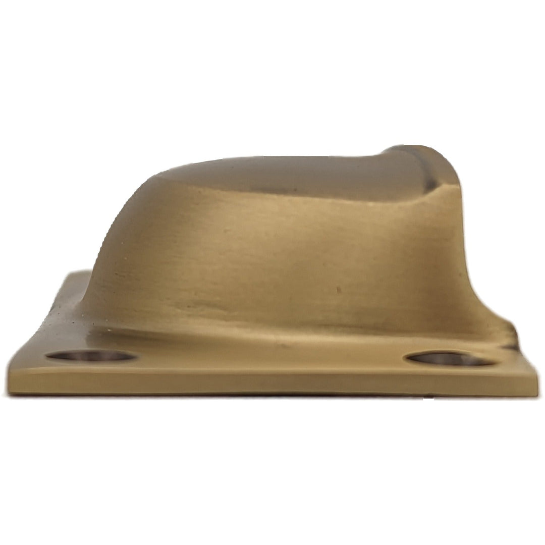 3 1/2 Inch Overall (3 Inch c-c) Traditional Square Cup Pull COPPER MOUNTAIN HARDWARE
