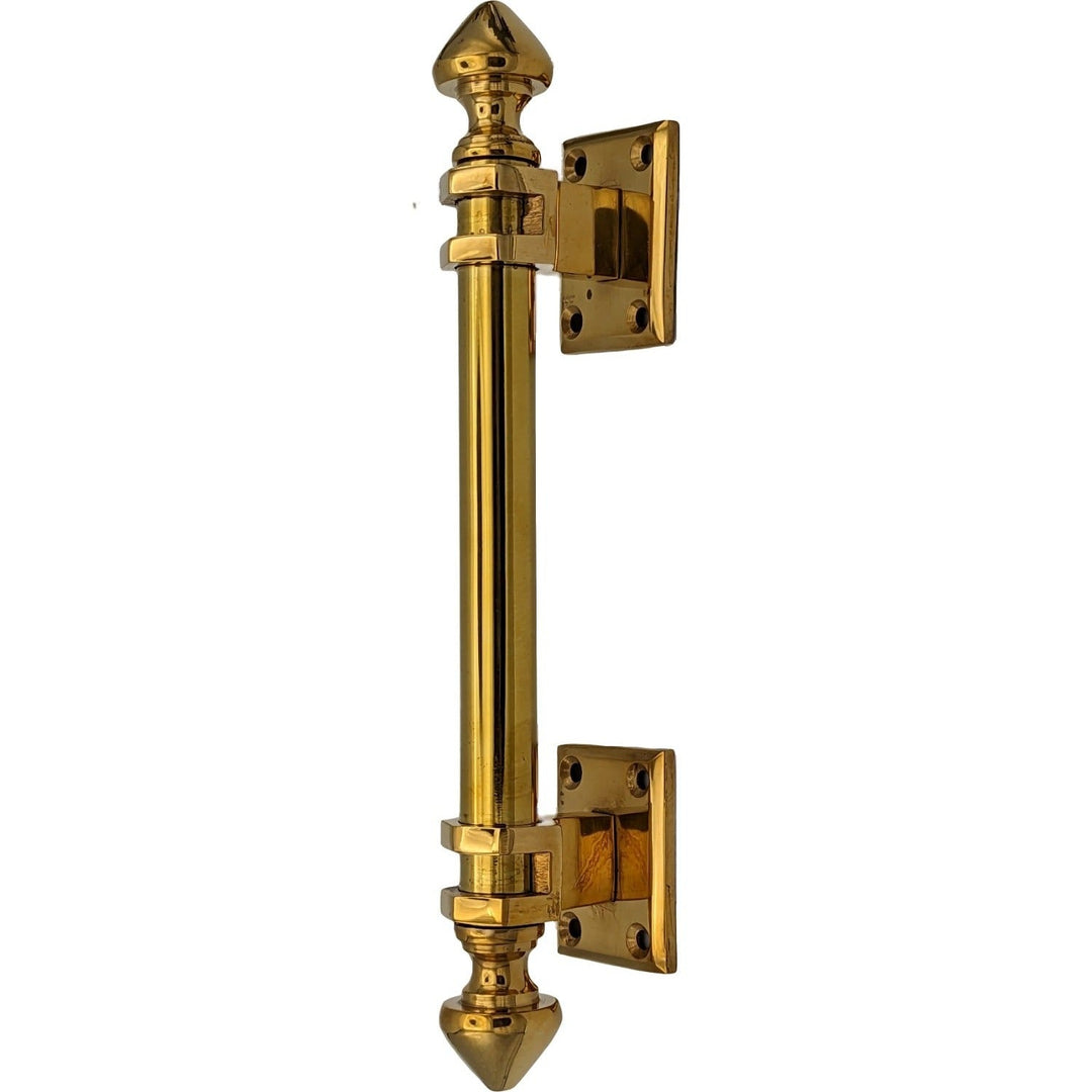 8 Inch Solid Brass Colonial Style Pull COPPER MOUNTAIN HARDWARE