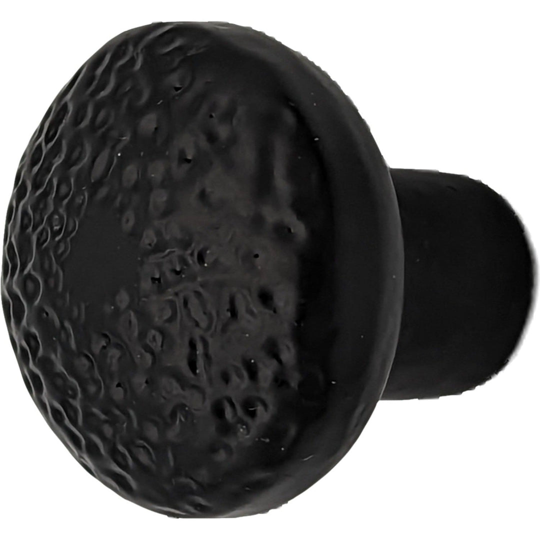 1 1/8 Inch Iron Round Hammered Cabinet & Furniture Knob COPPER MOUNTAIN HARDWARE