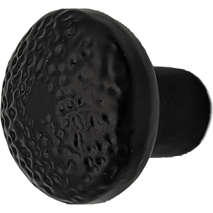 1 1/8 Inch Iron Round Hammered Cabinet & Furniture Knob COPPER MOUNTAIN HARDWARE