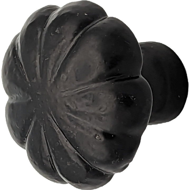 COPPER MOUNTAIN HARDWARE Solid Iron Scalloped Cabinet & Furniture Knob
