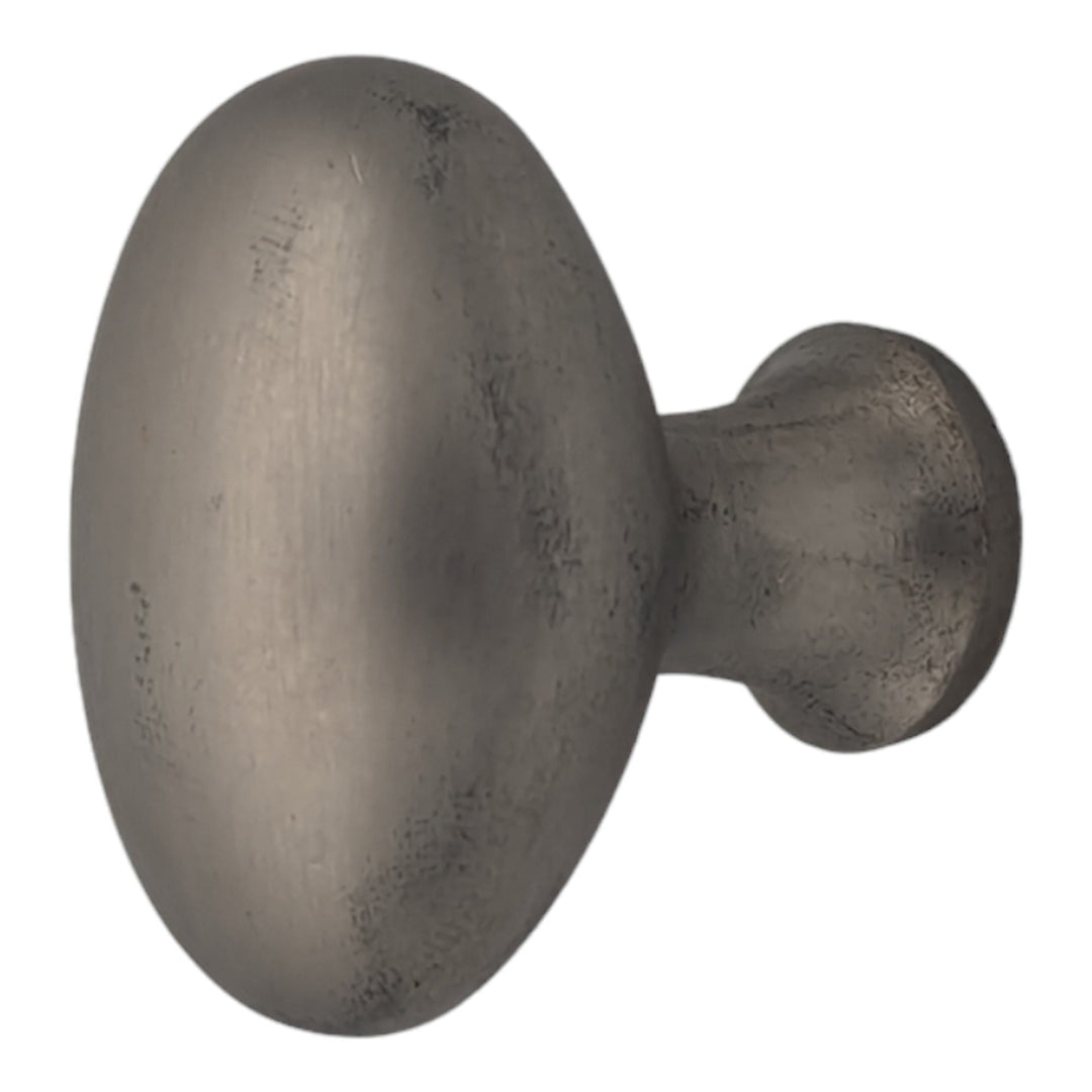 1 1/2 Inch Brass Egg Cabinet Knob (Several Finishes Available) COPPER MOUNTAIN HARDWARE