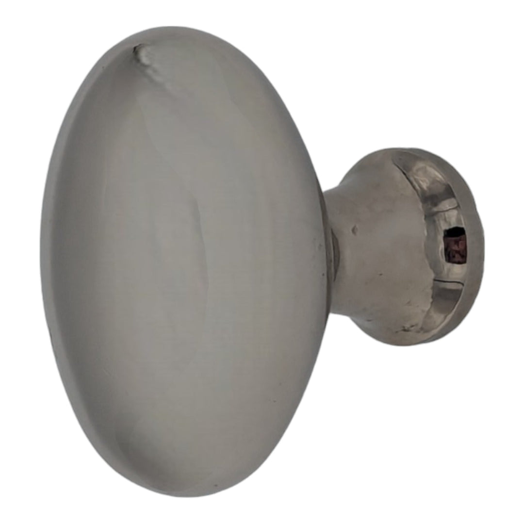 1 1/2 Inch Brass Egg Cabinet Knob (Several Finishes Available) COPPER MOUNTAIN HARDWARE