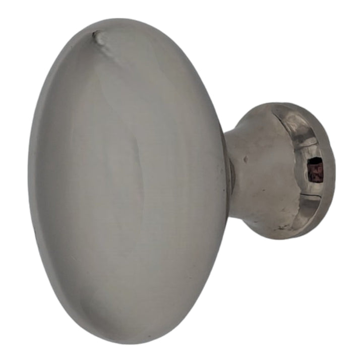 1 1/2 Inch Brass Egg Cabinet Knob (Several Finishes Available) COPPER MOUNTAIN HARDWARE