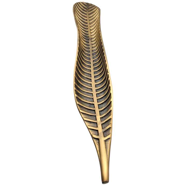 24 1/2 inch (12 inch c-c) Artistic Frond Oversize Pull (Several Finishes Available) COPPER MOUNTAIN HARDWARE