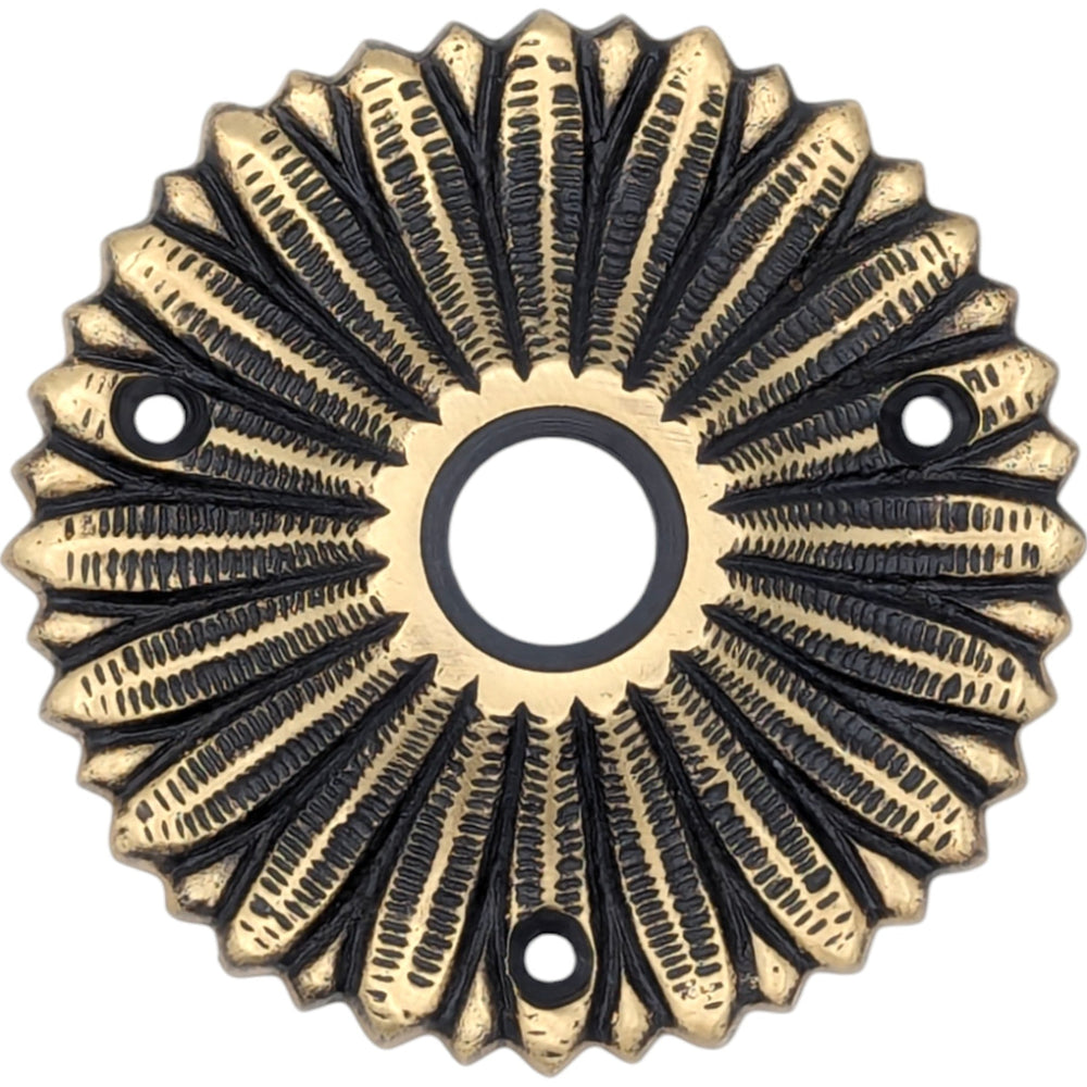 French Provincial Solid Brass Rosette (Several Finishes Available) COPPER MOUNTAIN HARDWARE