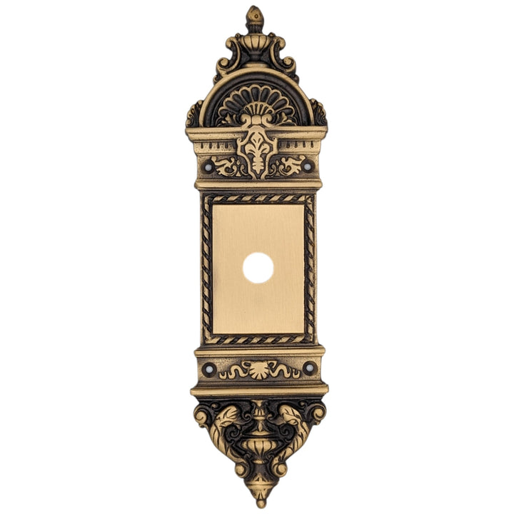 L'Enfant Solid Brass Small Backplate (Several Finishes Available) COPPER MOUNTAIN HARDWARE