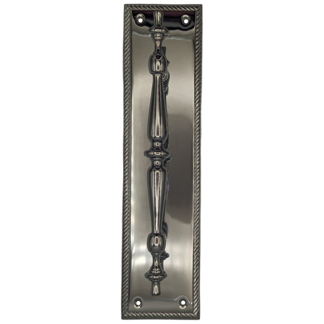 11 1/2 Inch Georgian Roped Style Door Pull (Several Finishes Available) COPPER MOUNTAIN HARDWARE