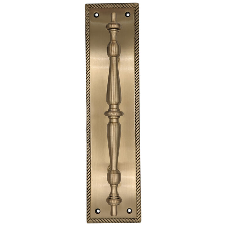 11 1/2 Inch Georgian Roped Style Door Pull (Several Finishes Available) COPPER MOUNTAIN HARDWARE