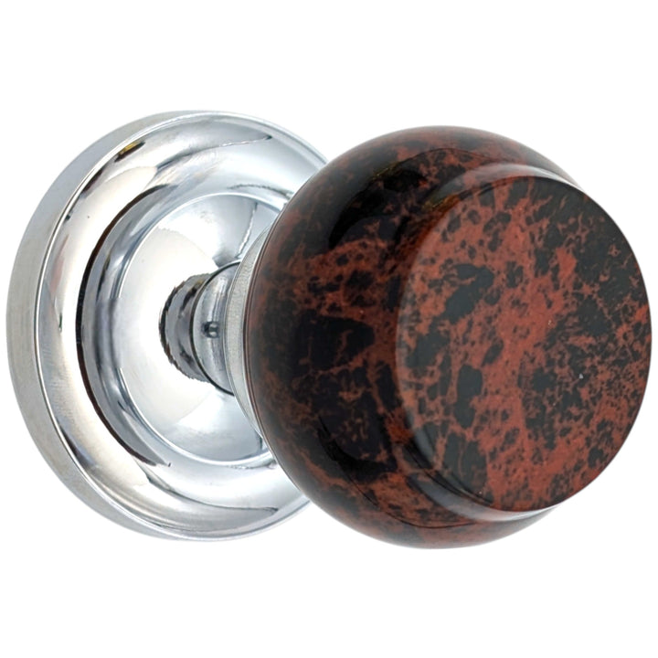  Magnifique™ Classic Door Set with Mahogany Obsidian Knobs (Several Finishes Available)