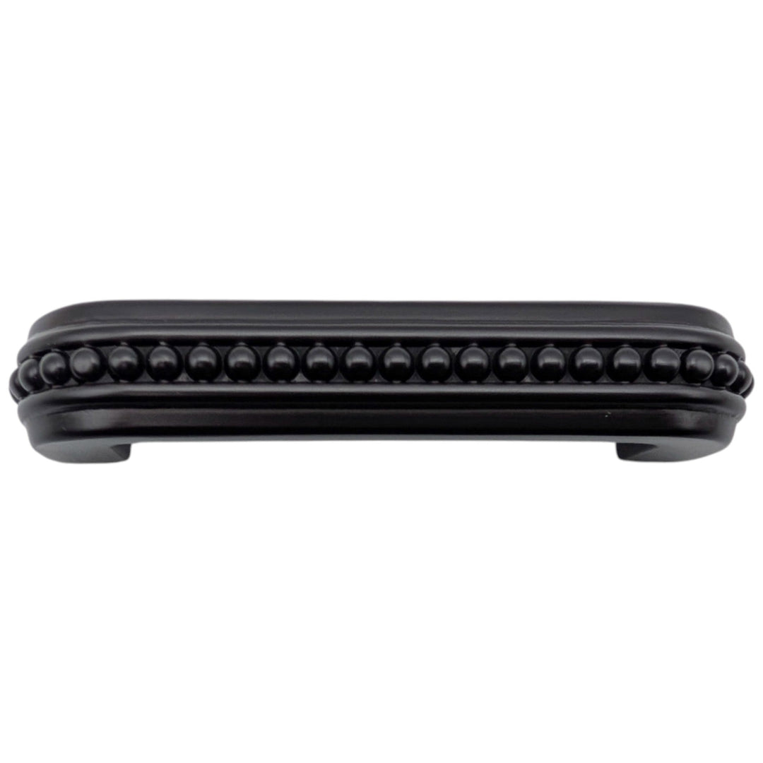 ##Antique Hardware## 3 1/2 inch Overall (3 inch C-C) Beaded Signature Cabinet Pull (Several Finishes Available)