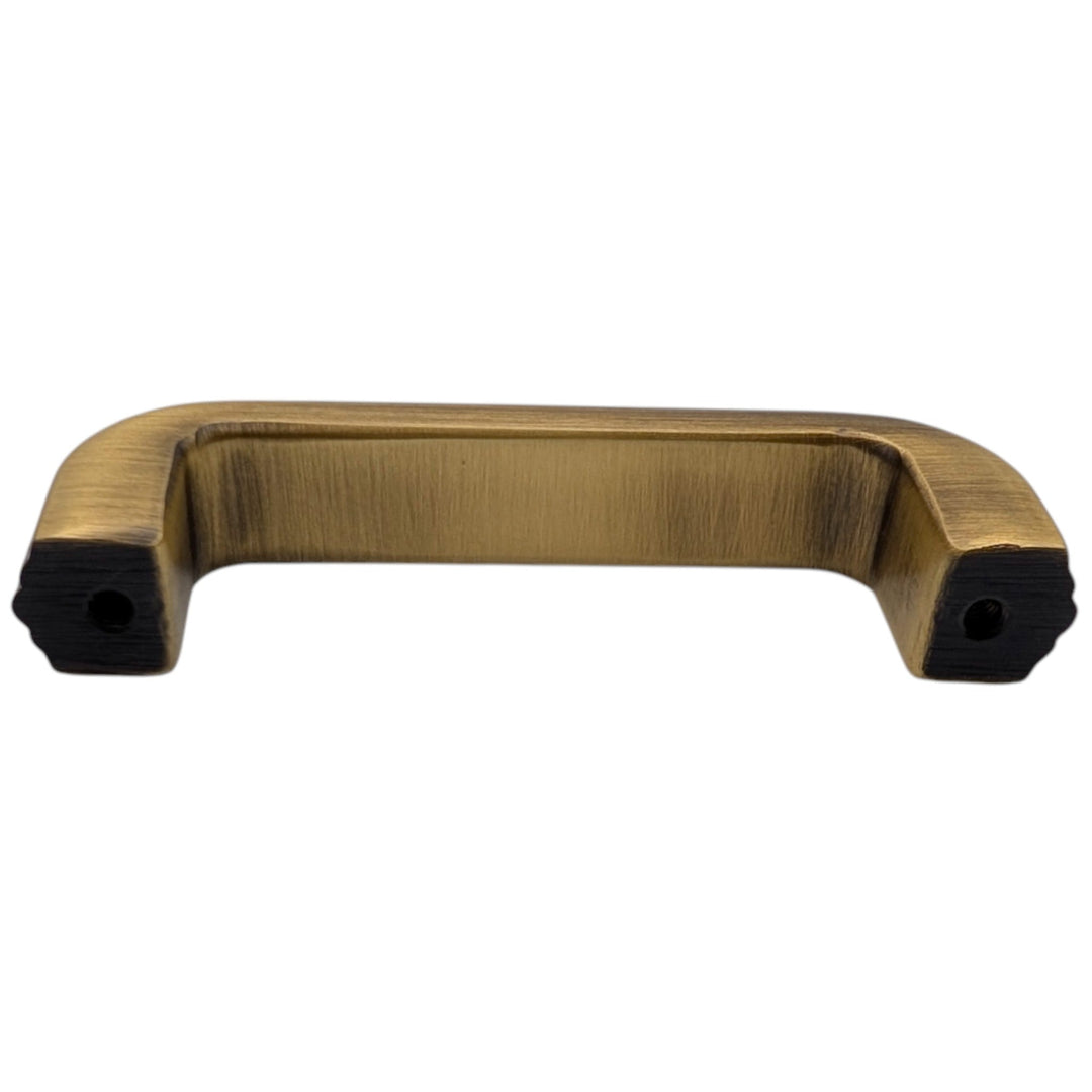 ##Antique Hardware## 3 1/2 inch Overall (3 inch C-C) Beaded Signature Cabinet Pull (Several Finishes Available)