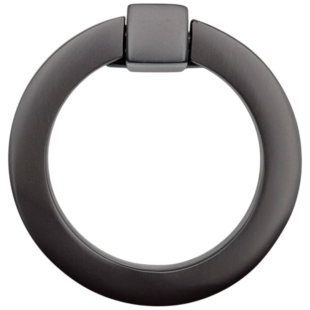 3 Inch Mission Style Solid Brass Drawer Ring Pull (Black Bronze)