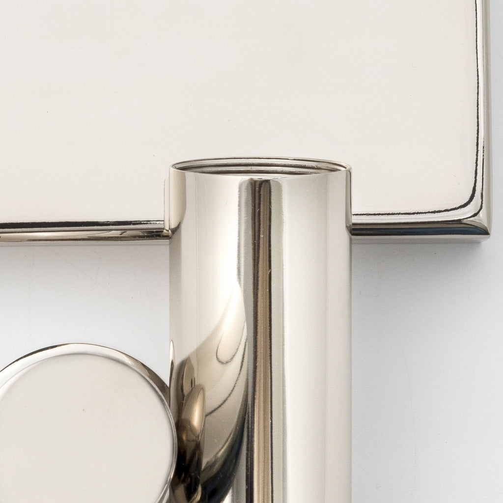 Brent 1 Light Polished Nickel Sconce Crystorama