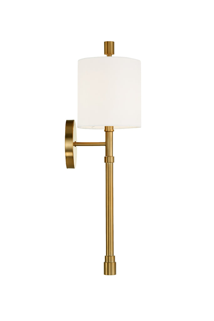 Rachel 1 Light Vibrant Gold Sconce Crystorama