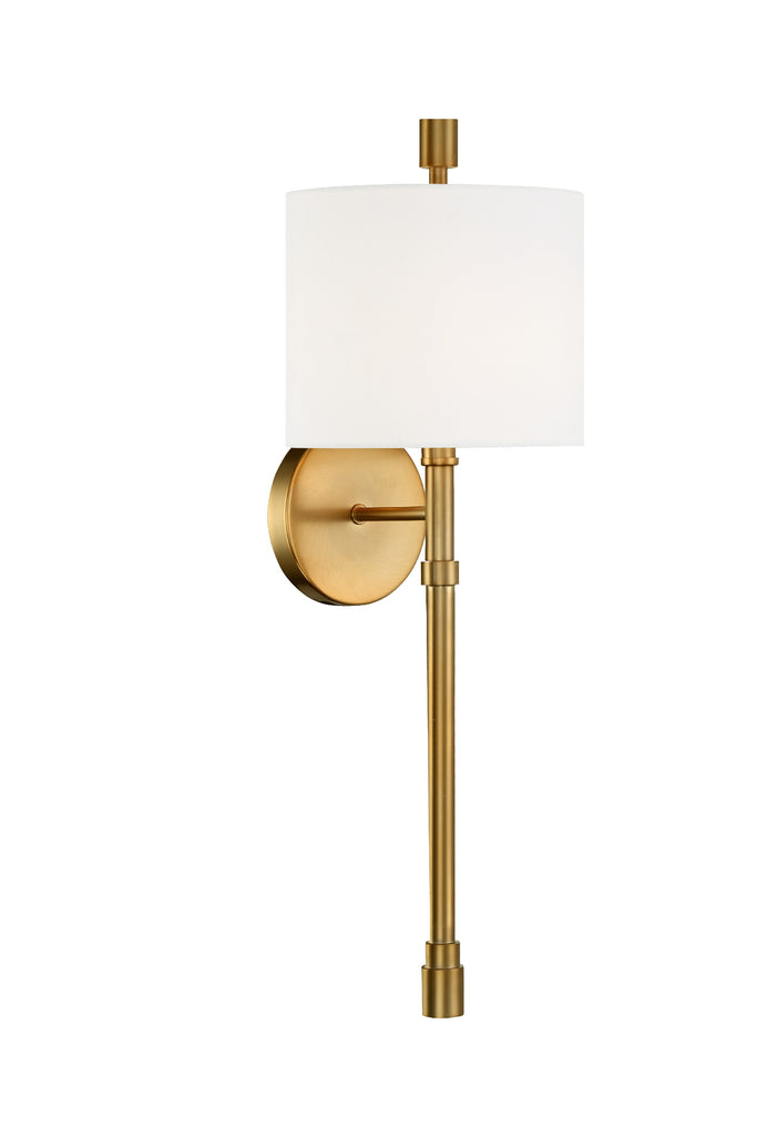 Rachel 1 Light Vibrant Gold Sconce Crystorama