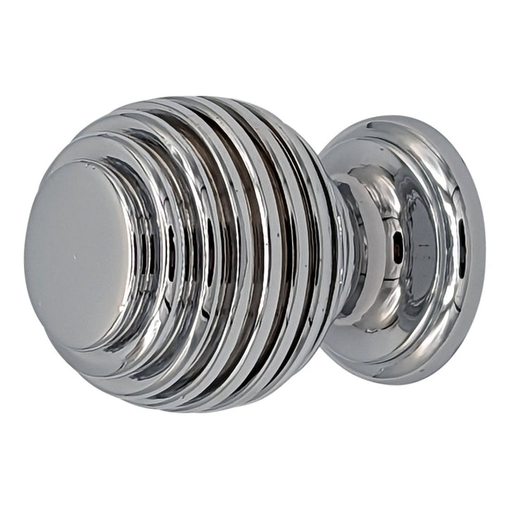 1 3/8 Inch Solid Brass Concentric Art Deco Round Cabinet and Furniture Knob COPPER MOUNTAIN HARDWARE