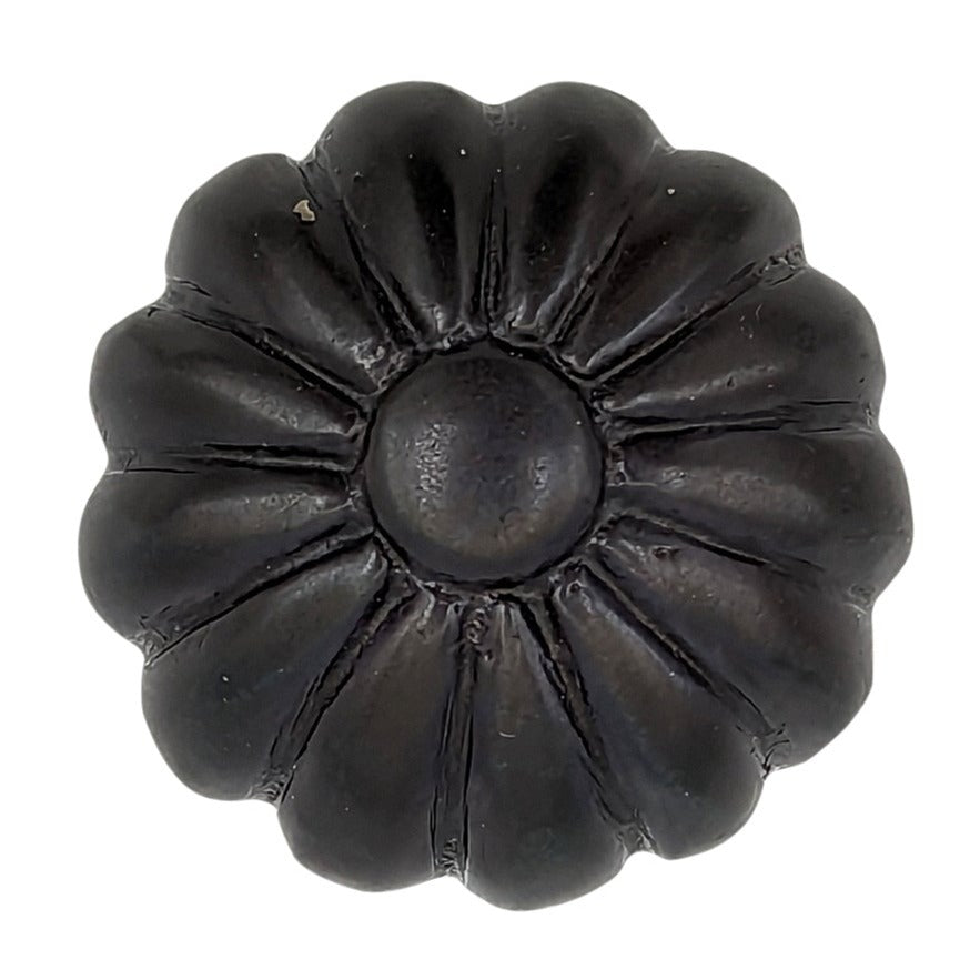 COPPER MOUNTAIN HARDWARE Round Daisy Flower Cabinet & Furniture Knob