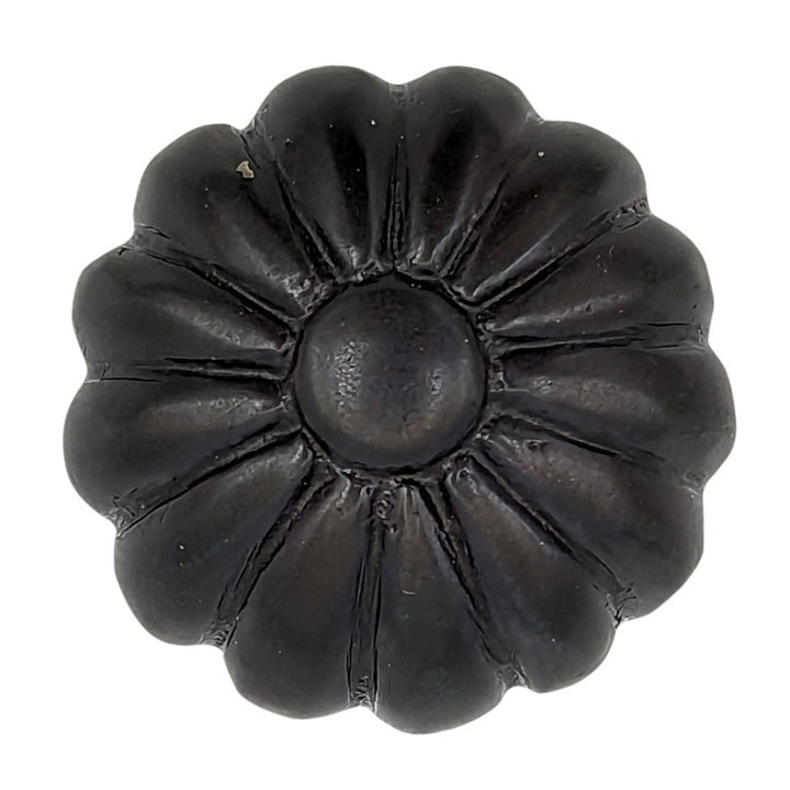 COPPER MOUNTAIN HARDWARE Round Daisy Flower Cabinet & Furniture Knob