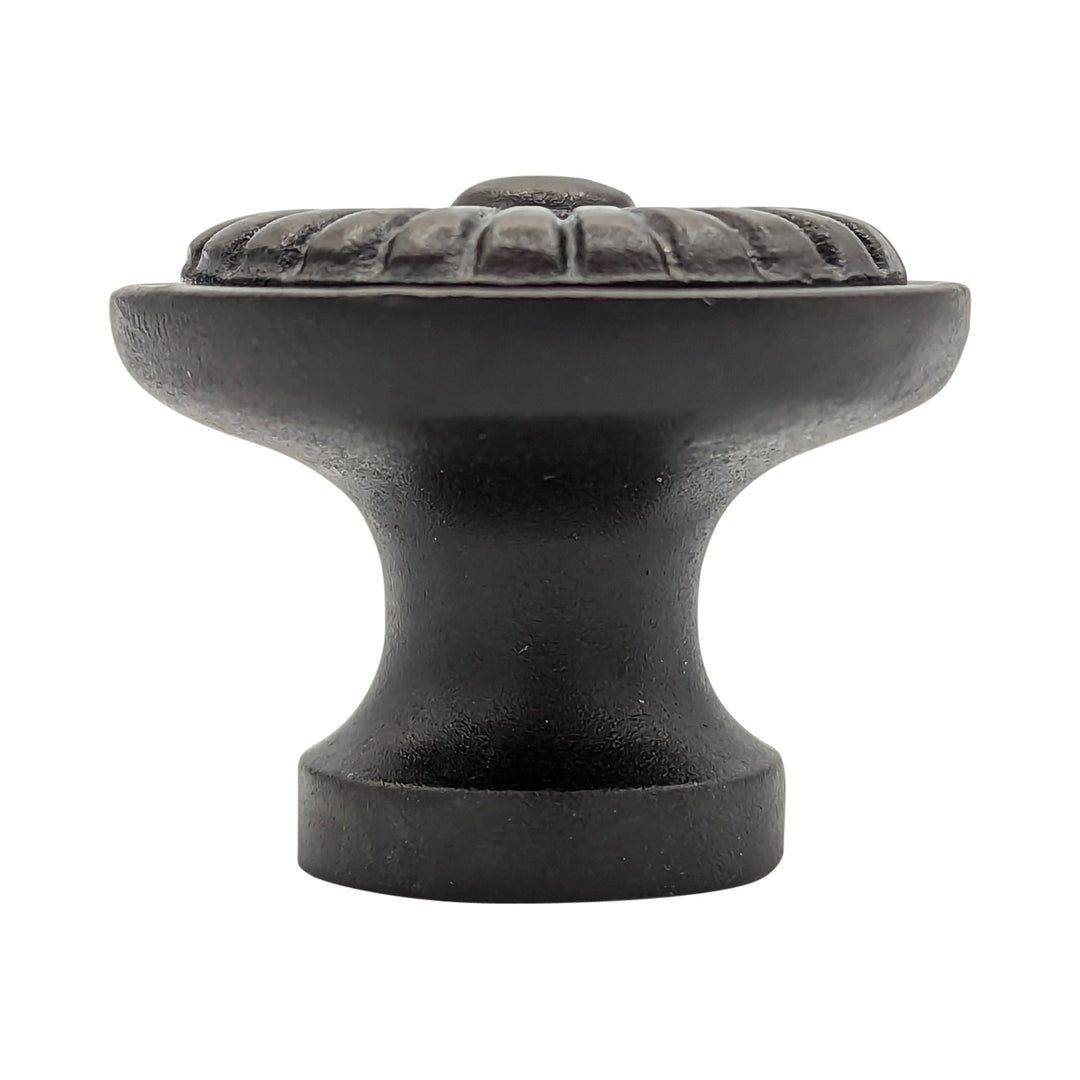 1 1/4 Inch Solid Brass Vintage Art Deco Fan Cabinet and Furniture Knob COPPER MOUNTAIN HARDWARE