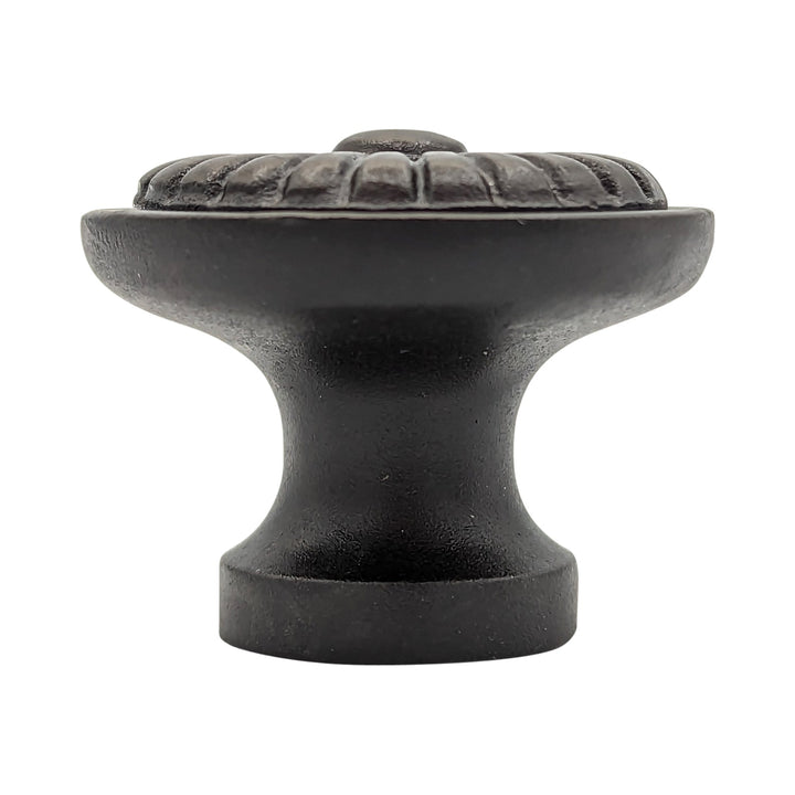 1 1/4 Inch Solid Brass Vintage Art Deco Fan Cabinet and Furniture Knob COPPER MOUNTAIN HARDWARE