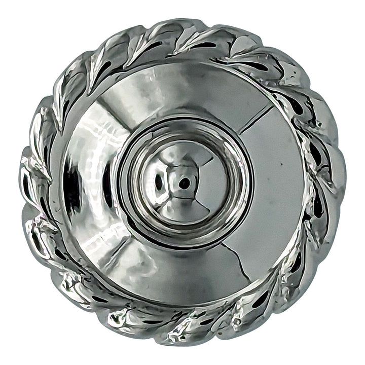 COPPER MOUNTAIN HARDWARE Solid Brass Georgian Rope Edged Cabinet & Furniture Knob