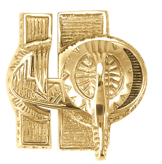 Eastlake Pattern Solid Brass Window Lock