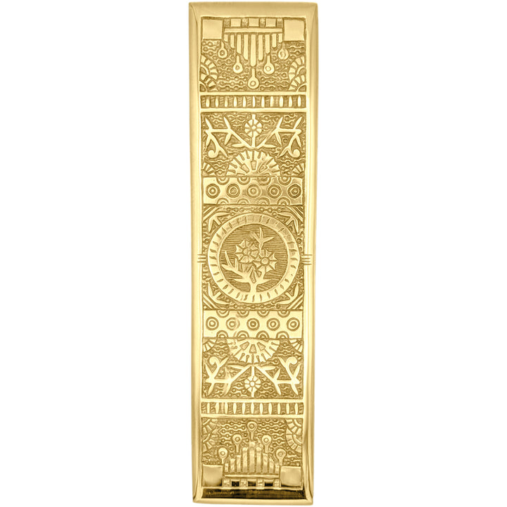 11 1/4 Inch Eastlake Solid Brass Push Plate
