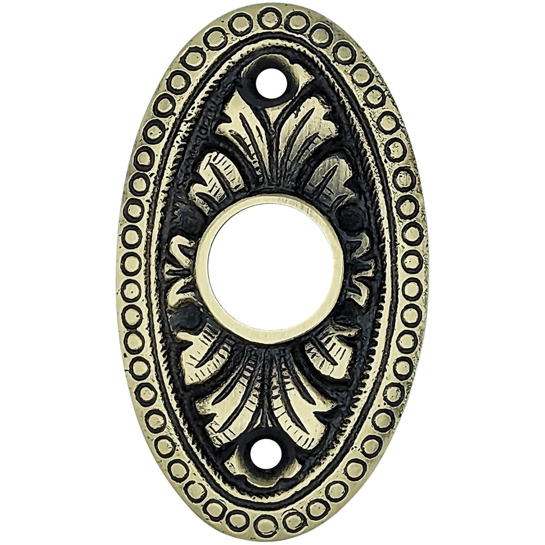 Avalon Style Solid Brass Rosette (Several Finishes Available) COPPER MOUNTAIN HARDWARE
