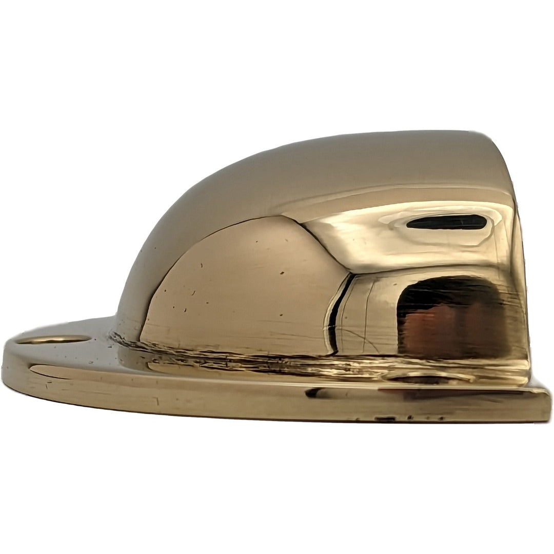 3 1/2 Inch (3 Inch c-c) Solid Brass Traditional Cup Pull COPPER MOUNTAIN HARDWARE