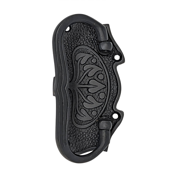 3 3/4 Inch Tree of Life Leaf Pattern Solid Brass Drawer Pull COPPER MOUNTAIN HARDWARE