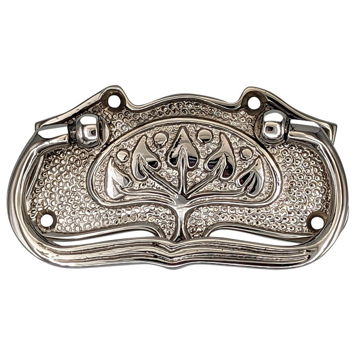 3 3/4 Inch Tree of Life Leaf Pattern Solid Brass Drawer Pull COPPER MOUNTAIN HARDWARE