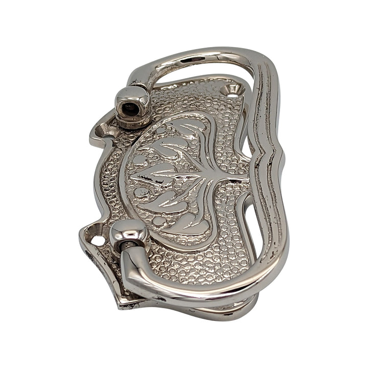 3 3/4 Inch Tree of Life Leaf Pattern Solid Brass Drawer Pull COPPER MOUNTAIN HARDWARE