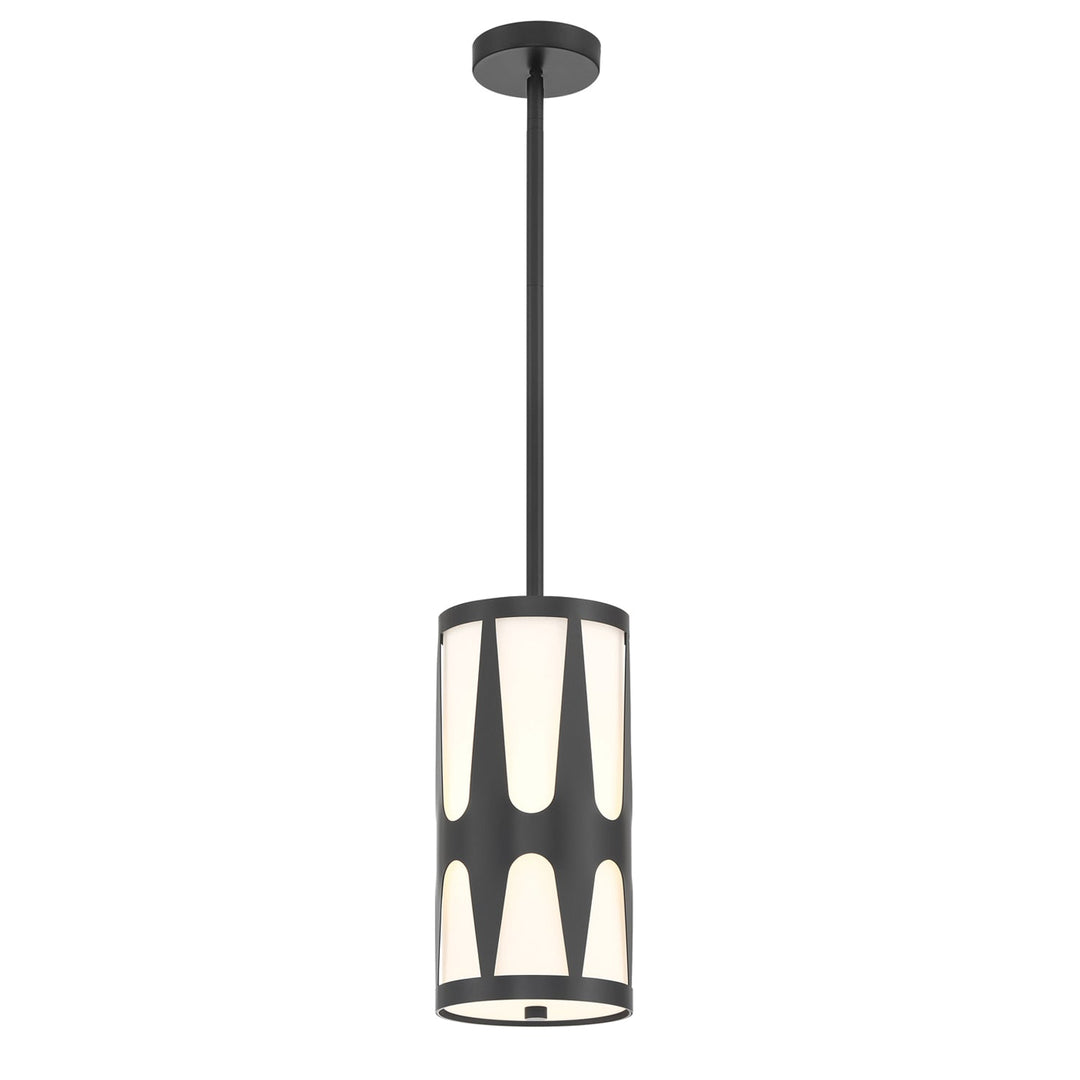 Royston 1 Light Black Mini Pendant Crystorama