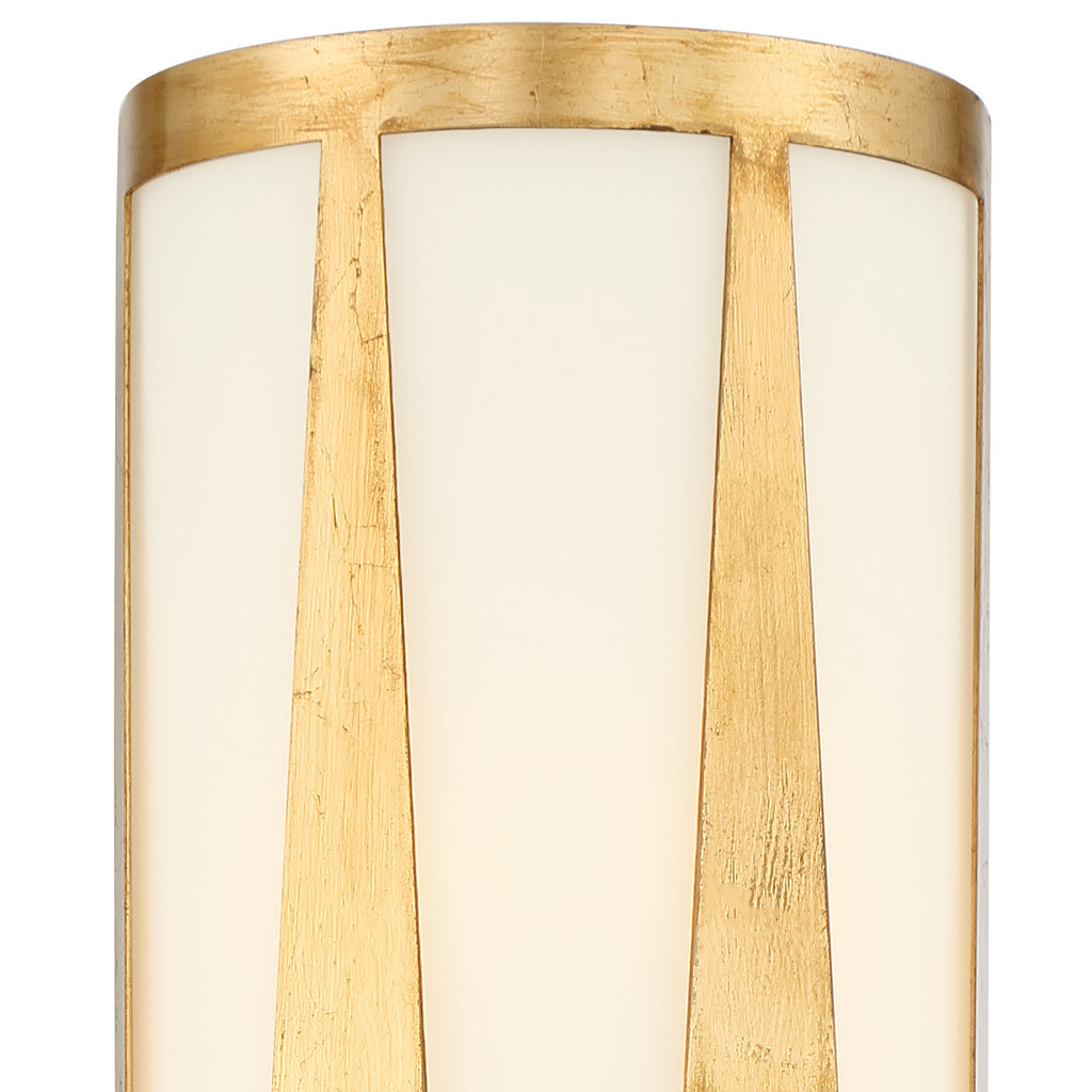 Royston Integrated LED Antique Gold Sconce Crystorama