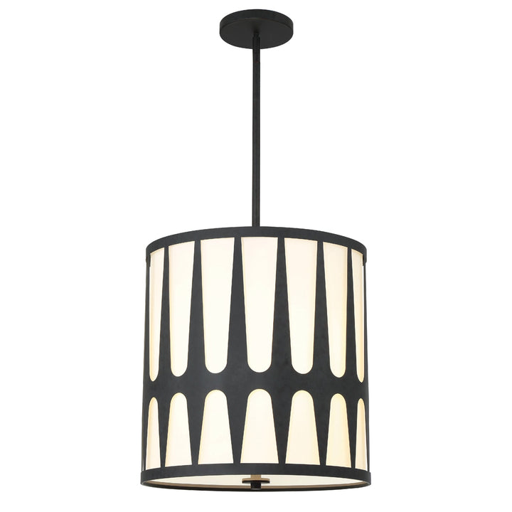 Royston 4 Light Black Mini Chandelier Crystorama