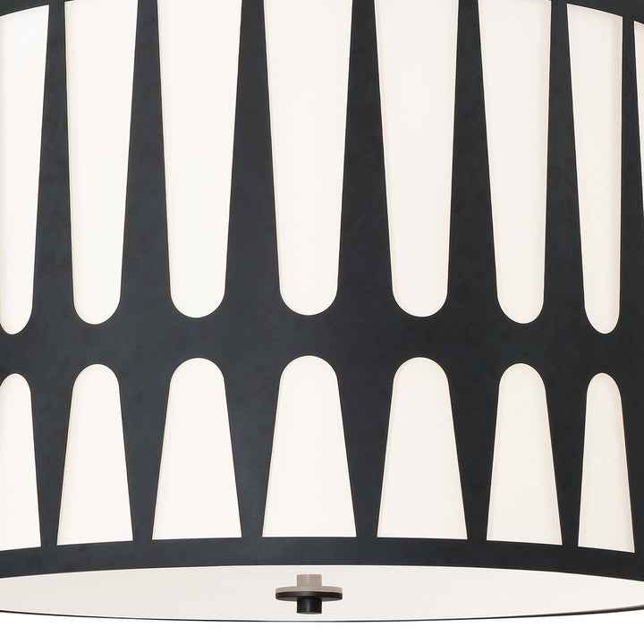 Royston 5 Light Black Chandelier Crystorama