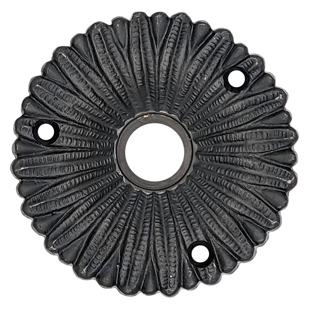 Solid Brass Provincial Style Rosette (Oil Rubbed Bronze Finish) COPPER MOUNTAIN HARDWARE