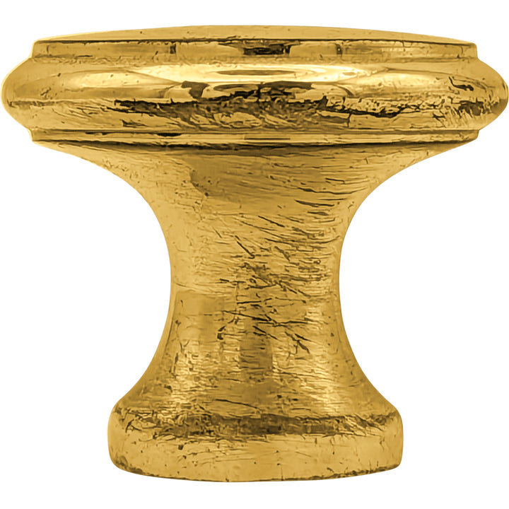 1 Inch Brass Flat Top Round Cabinet & Furniture Knob