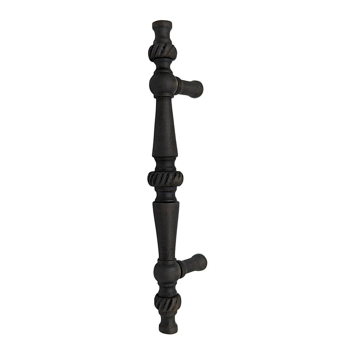 6 1/2 Inch Overall (4 Inch c-c) Solid Brass Georgian Pull (Several Finishes Available) COPPER MOUNTAIN HARDWARE