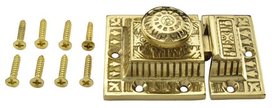 3 Inch Long Windsor Pattern Lost Wax Cast Cabinet Latch COPPER MOUNTAIN HARDWARE