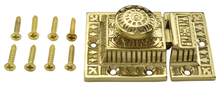3 Inch Long Windsor Pattern Lost Wax Cast Cabinet Latch COPPER MOUNTAIN HARDWARE