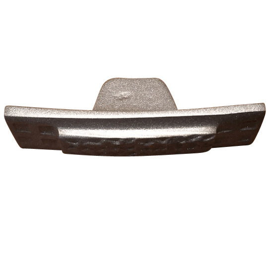 COPPER MOUNTAIN HARDWARE Solid Brass Square Craftsman Hammered Cabinet & Furniture Knob